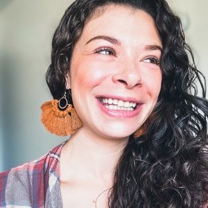 Handmade macrame earrings